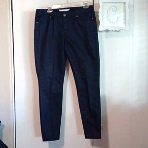 Lauren Conrad, Faux Navy leather pants. SZ 10